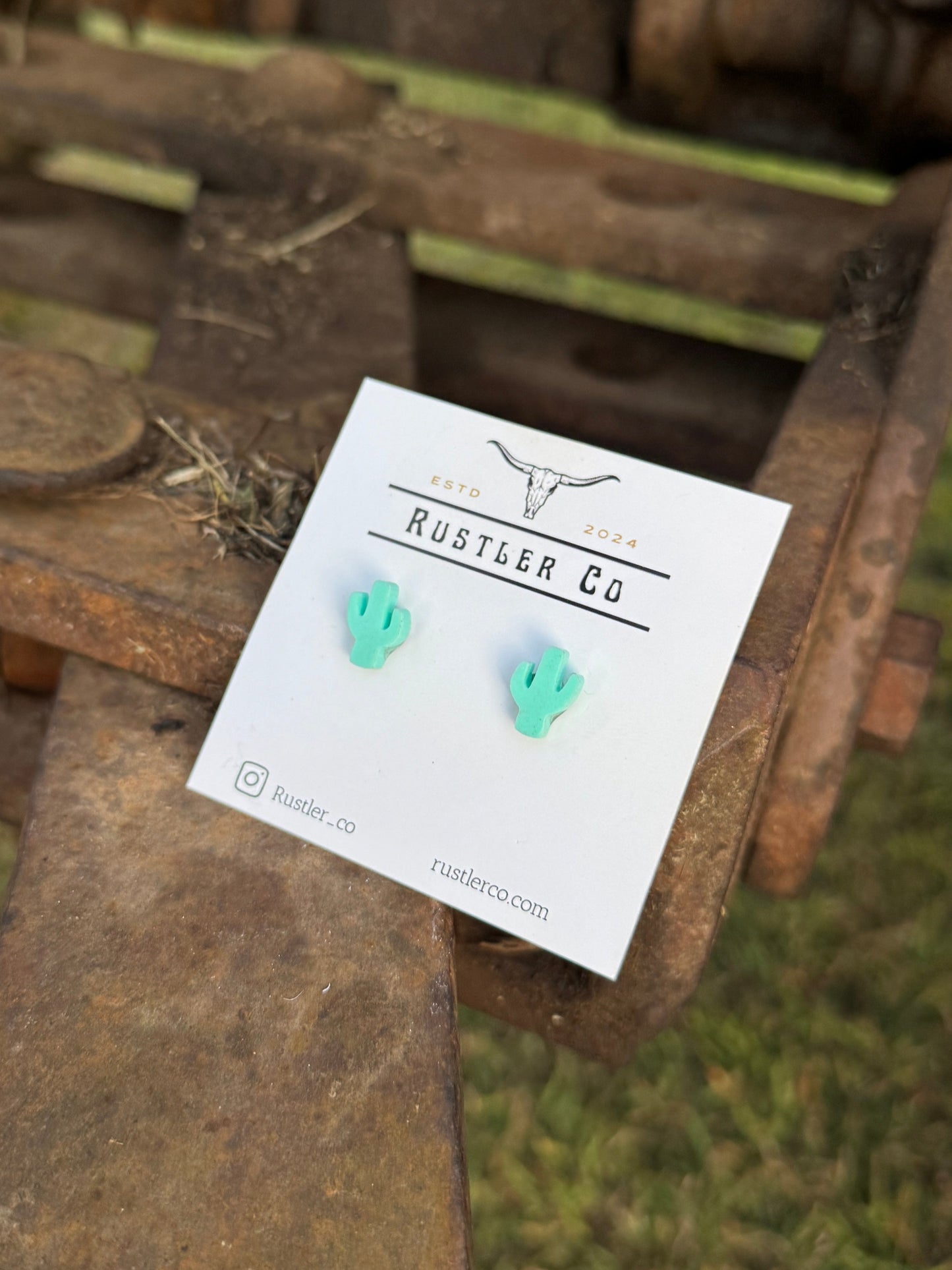 Mini Cactus Studs