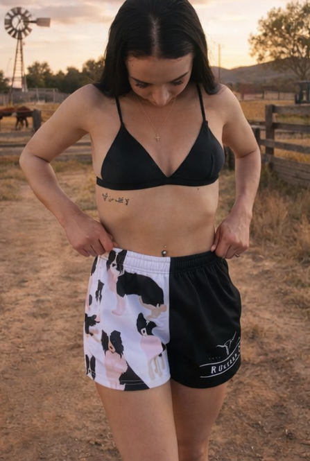 Collie Footy Shorts| Dog Print Footy Shorts – Rustler Co