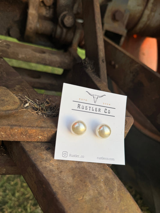 Genuine Pearl Studs