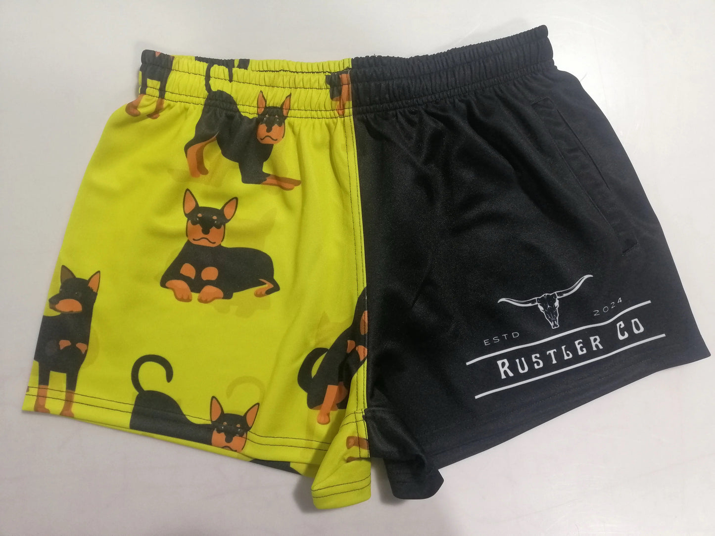 Kelpie footy shorts